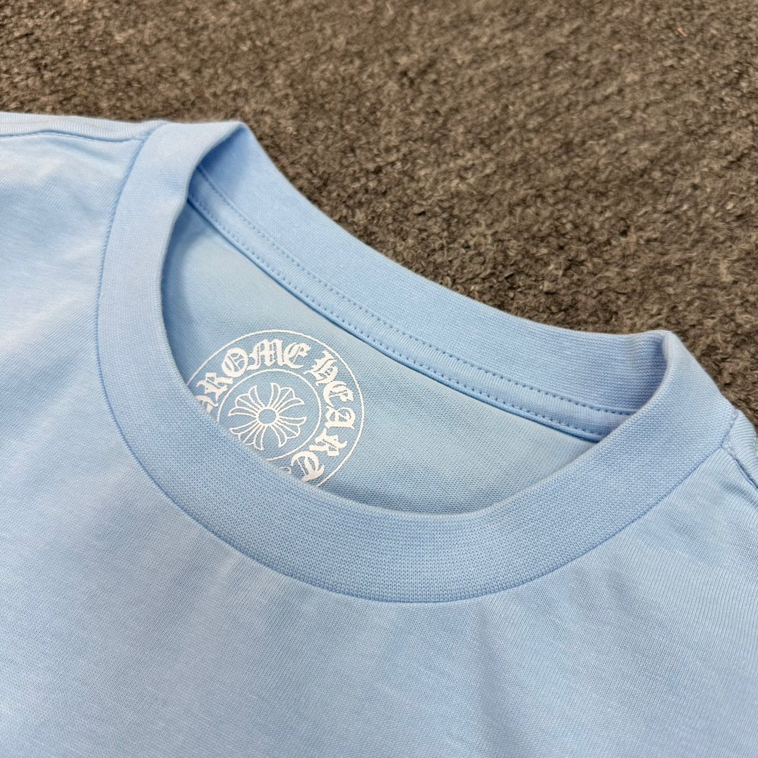Himmelblaues T-Shirt – Größe XXL