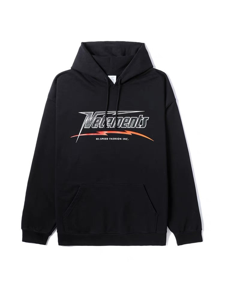 Schwarzer Hoodie
