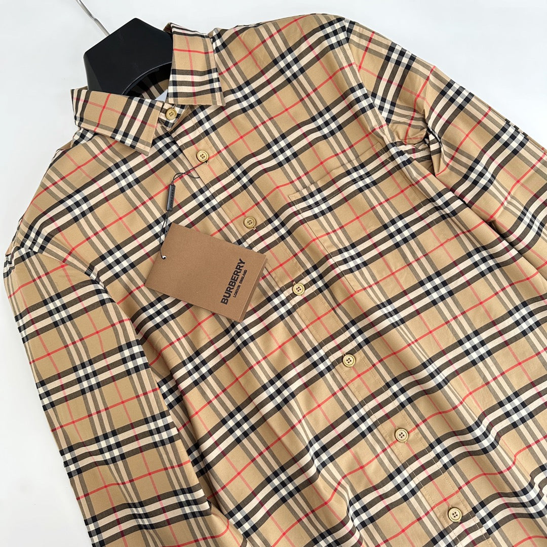 قميص بني - المقاس S