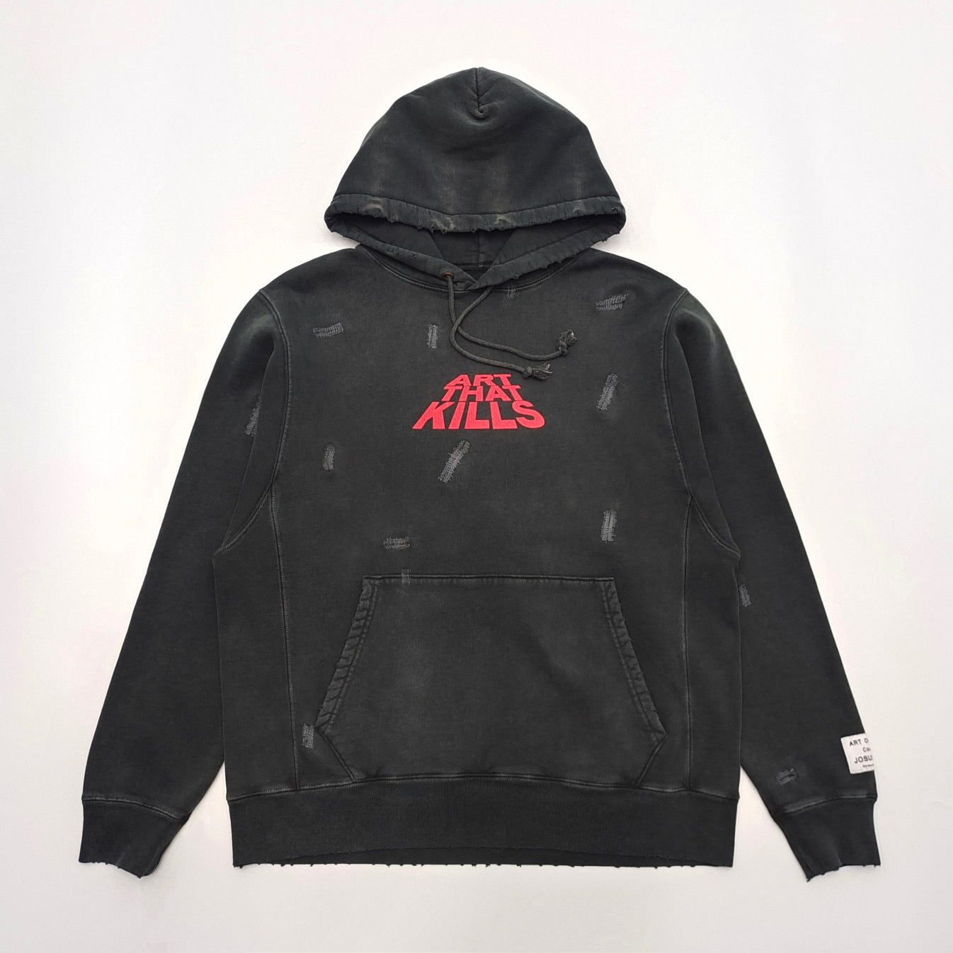 Schwarzer Hoodie