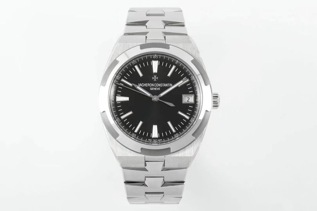 Weiß-schwarze Uhr