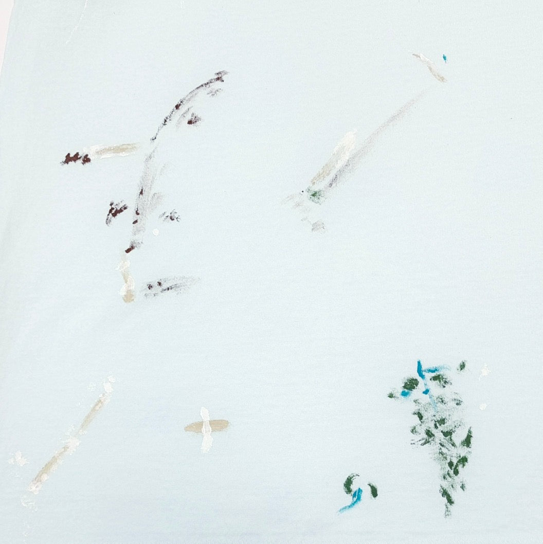 White Blue T-Shirt - FashionHype.xyz