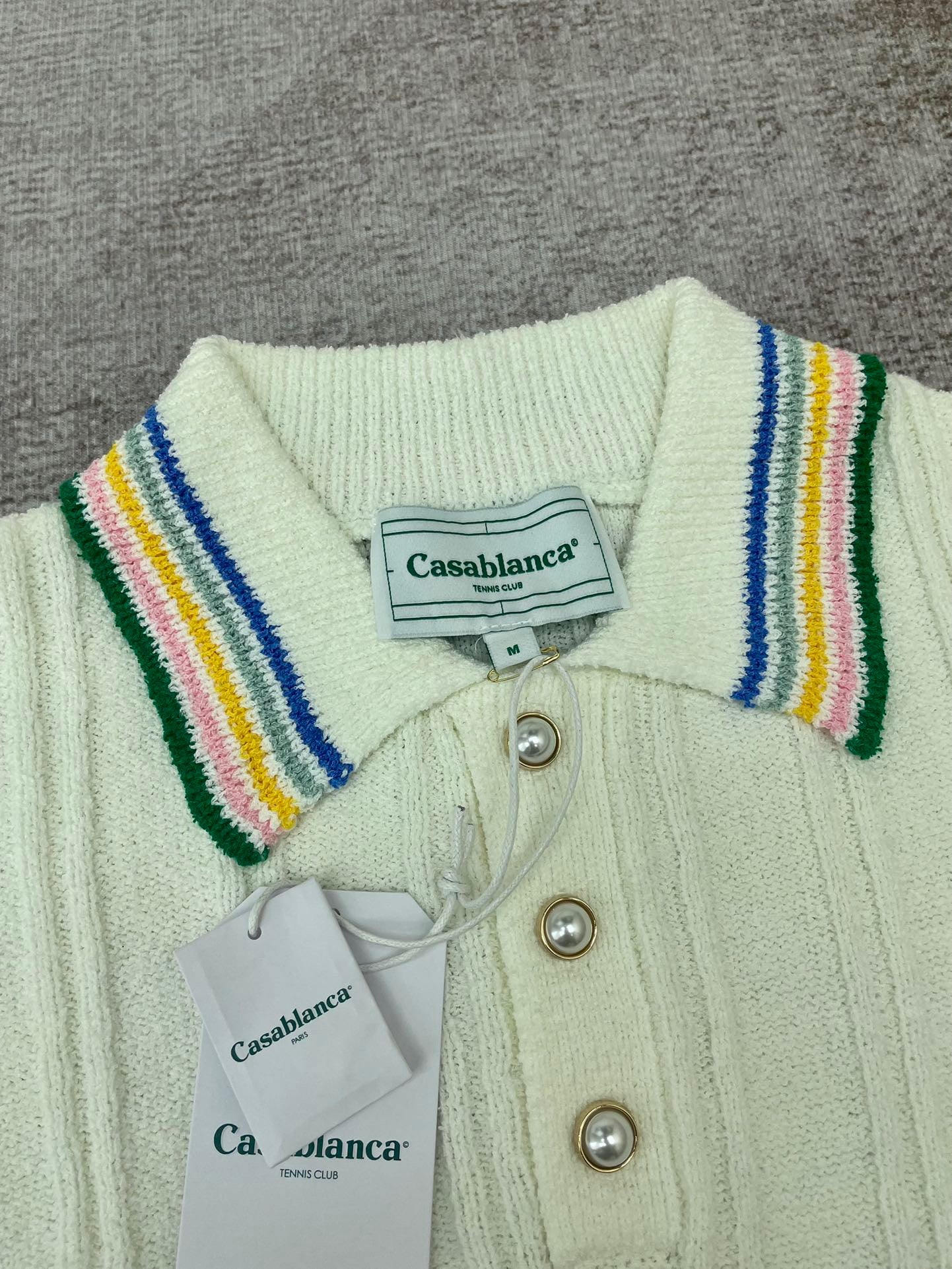 Jersey blanco y negro