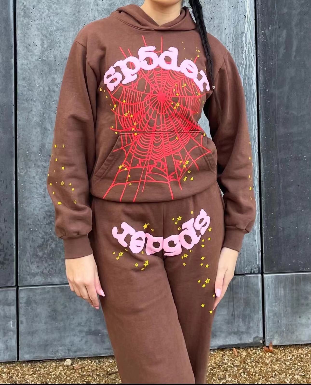 Brauner Kapuzenpullover