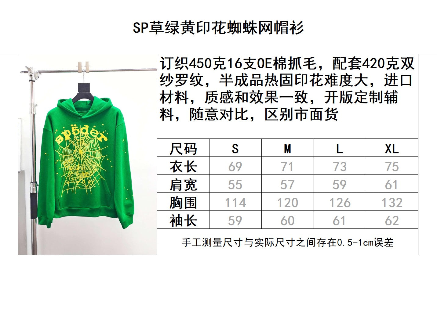 Grüner Hoodie
