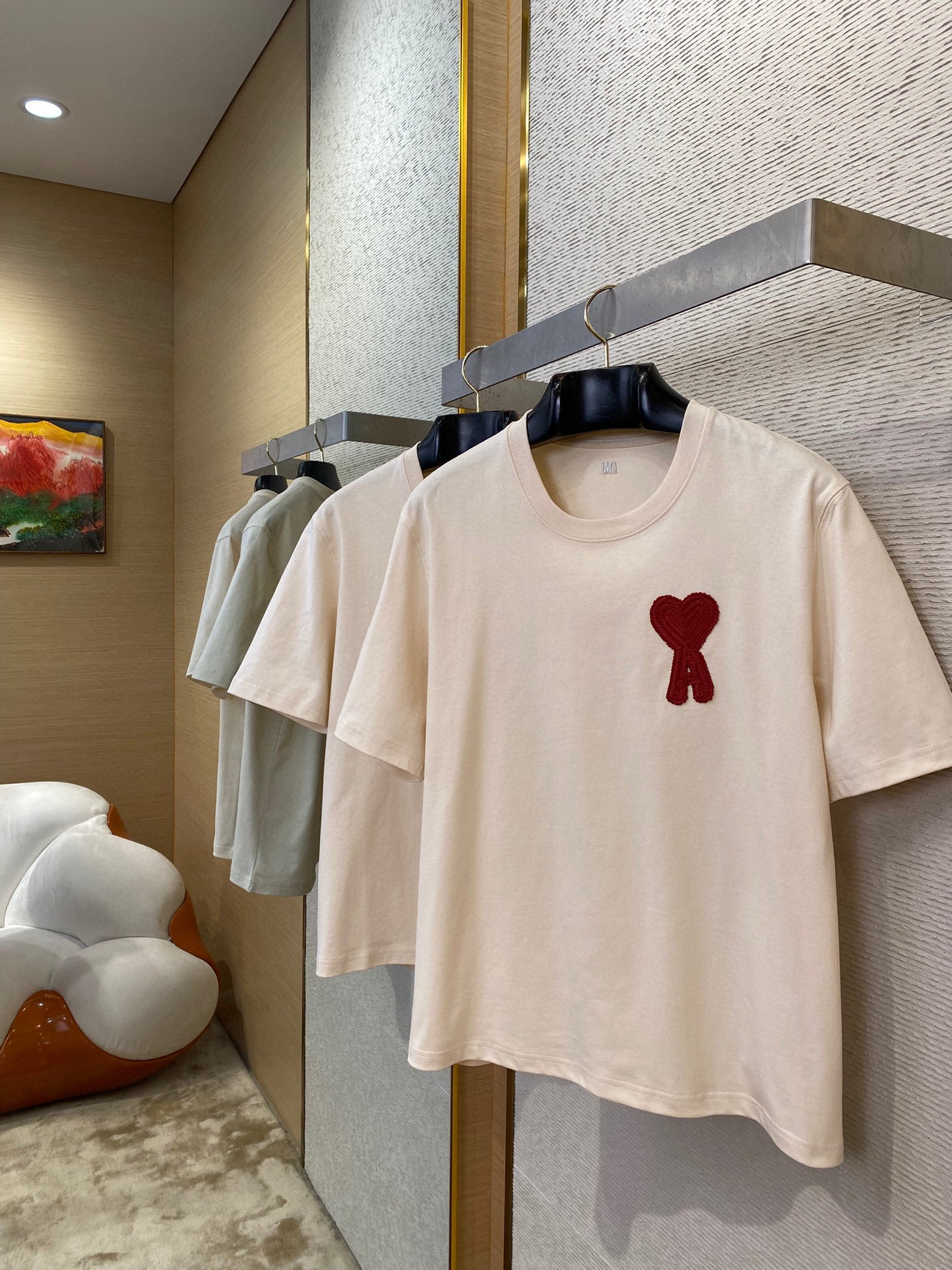 Beige T-Shirt - FashionHype.xyz