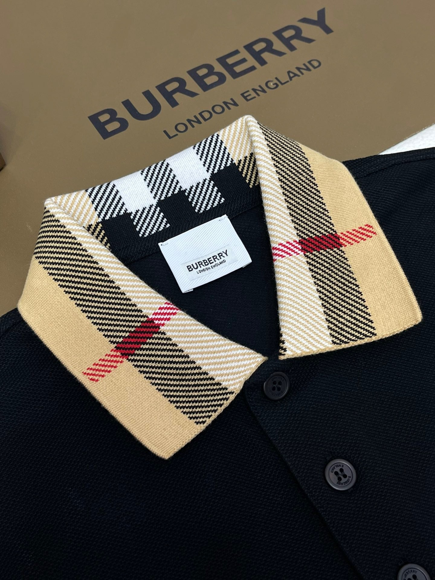 Black,White and Blue Polo - FashionHype.xyz