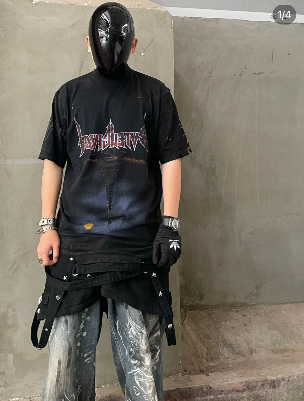 Schwarzes T-Shirt