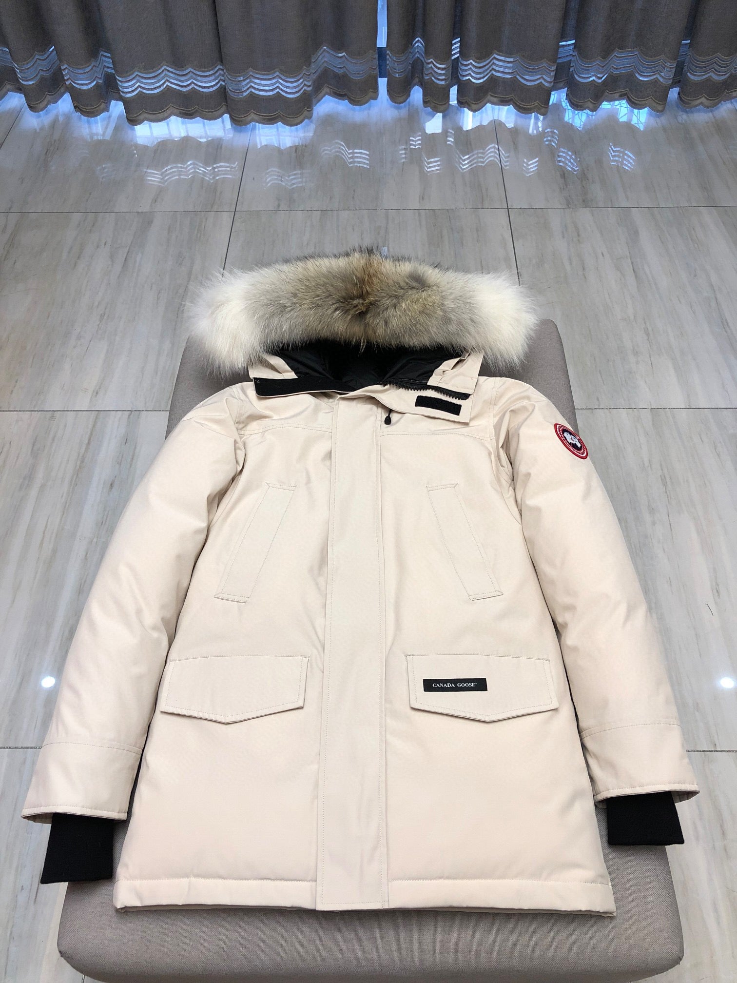 White,Grey,Blue and Black Jacket - FashionHype.xyz
