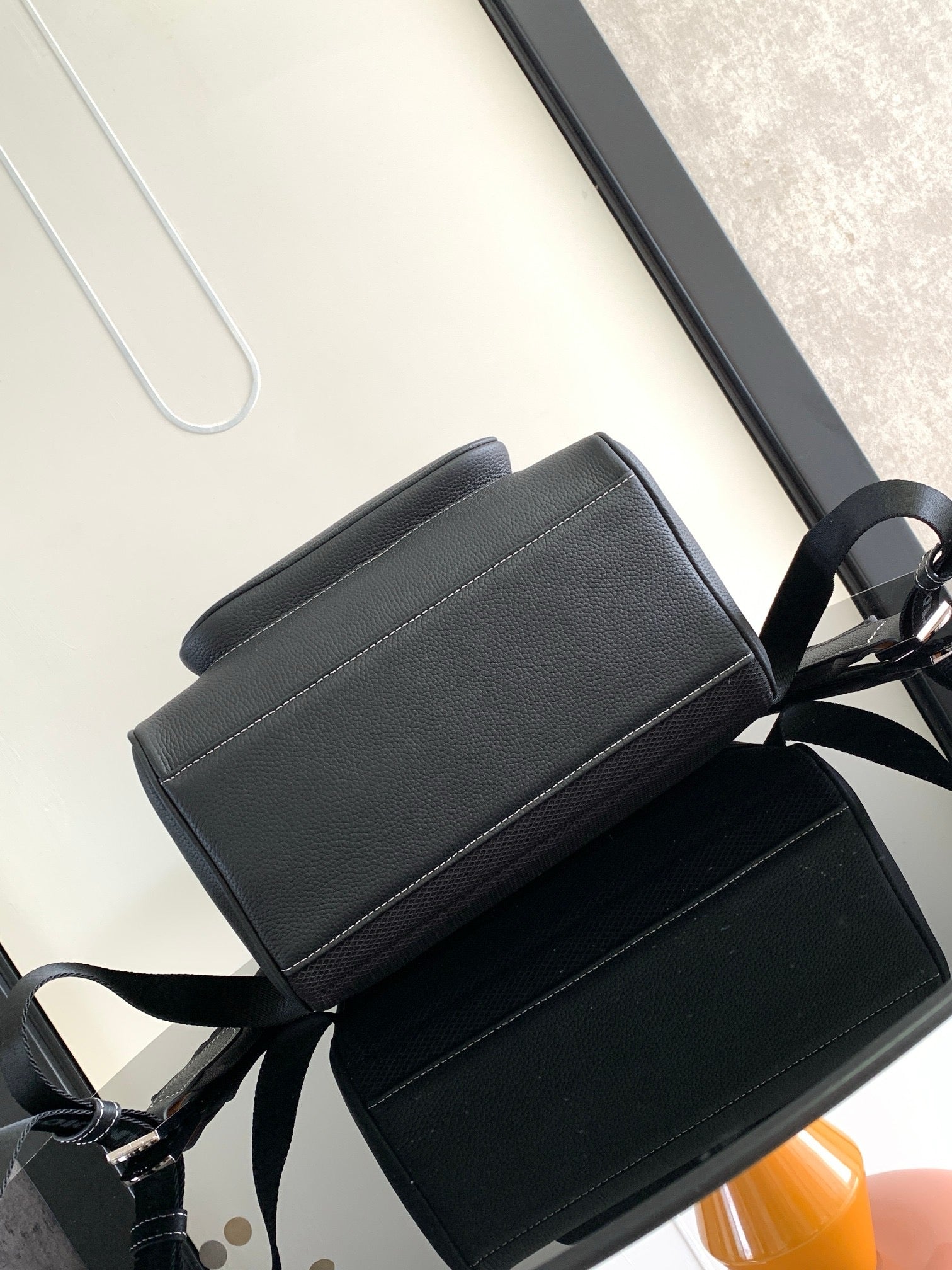 Apricot and Black Bag - FashionHype.xyz