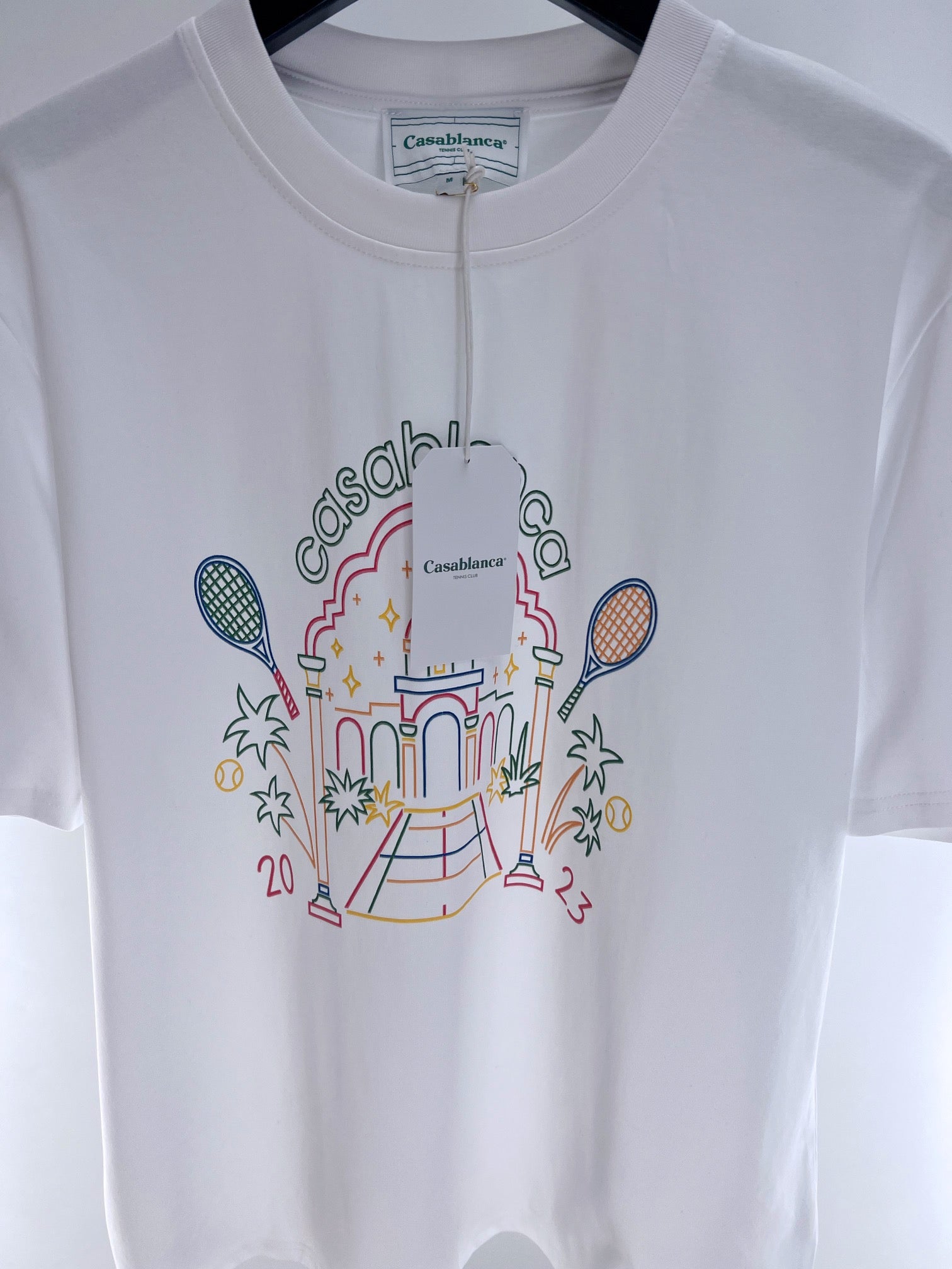 Blau-weißes T-Shirt