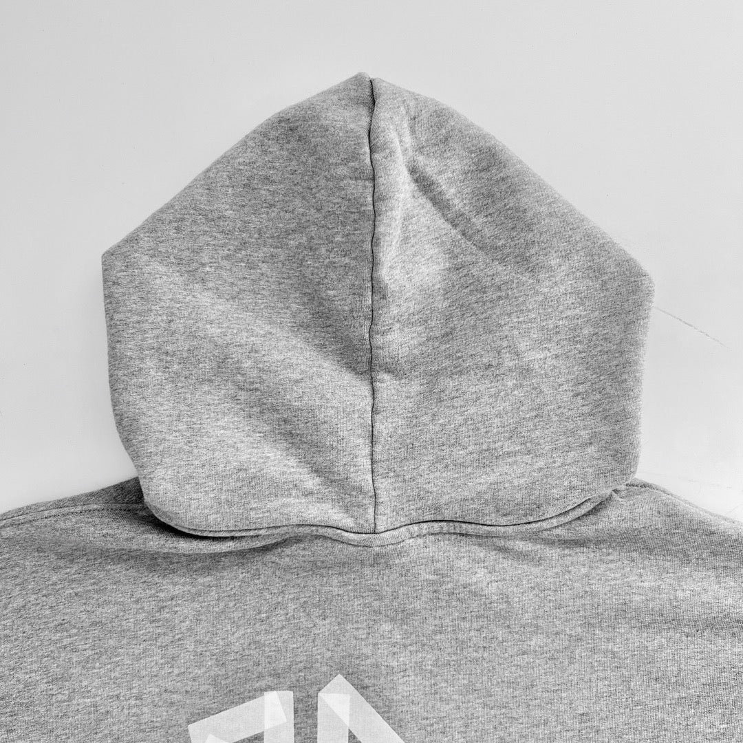 Grauer Hoodie