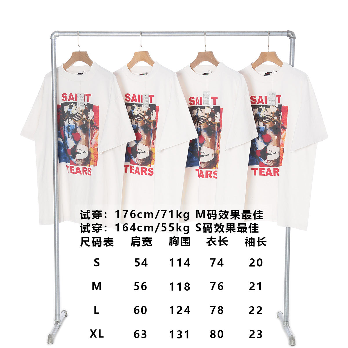 weißes T-Shirt