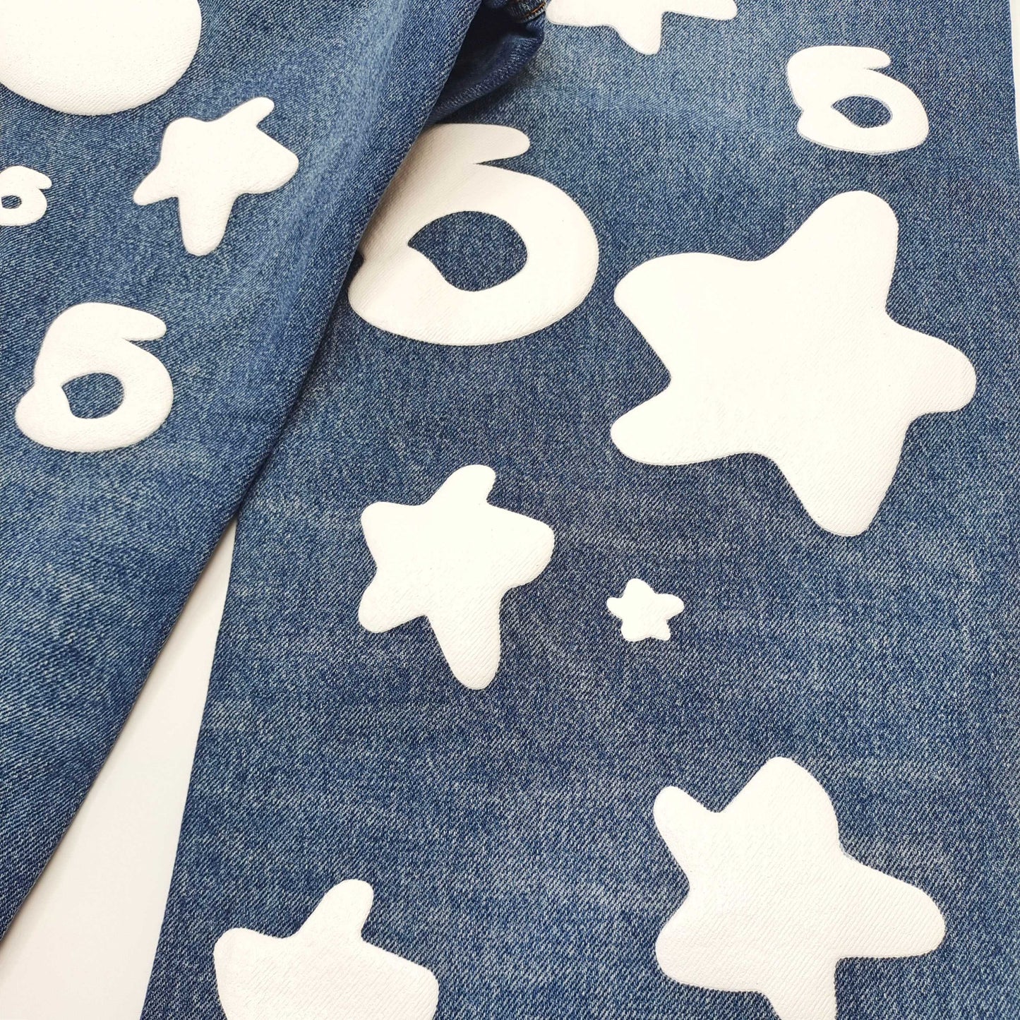 Blaue Hose