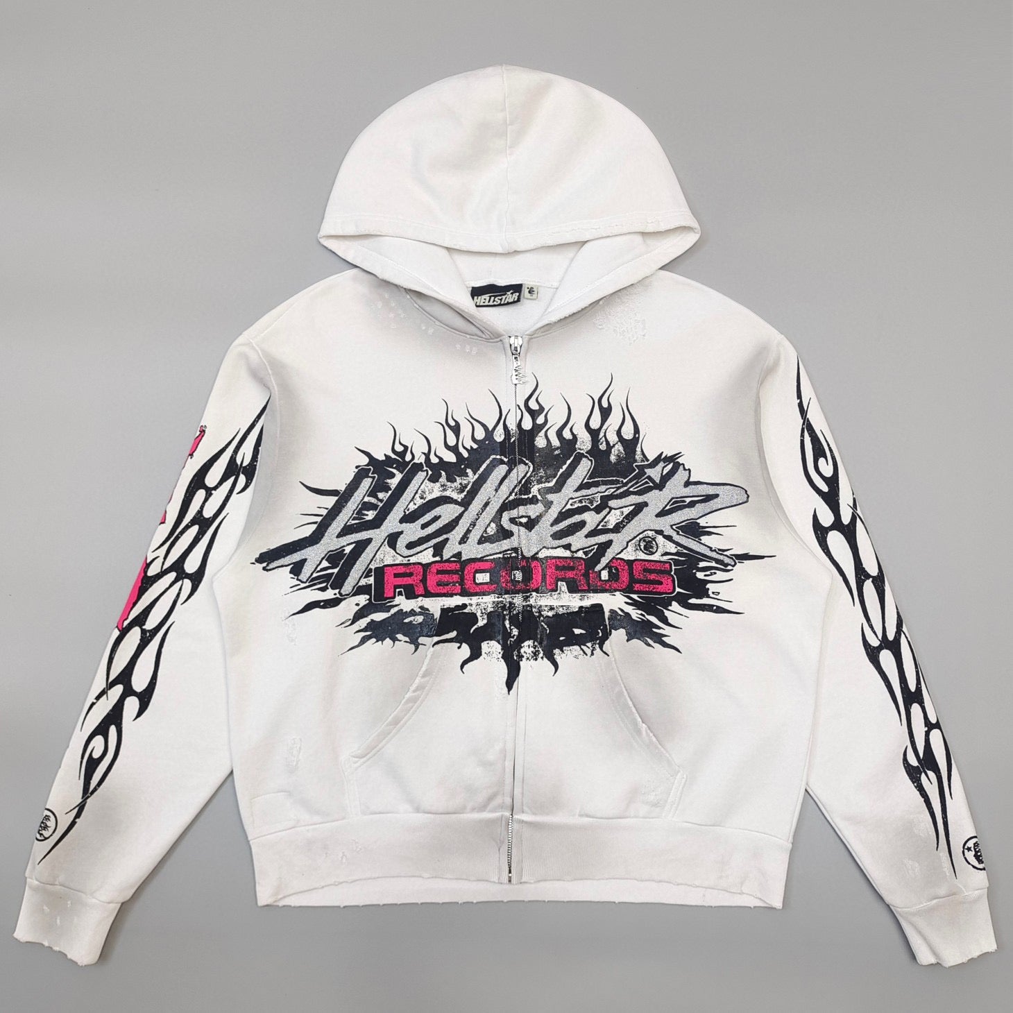Sudadera con capucha blanca