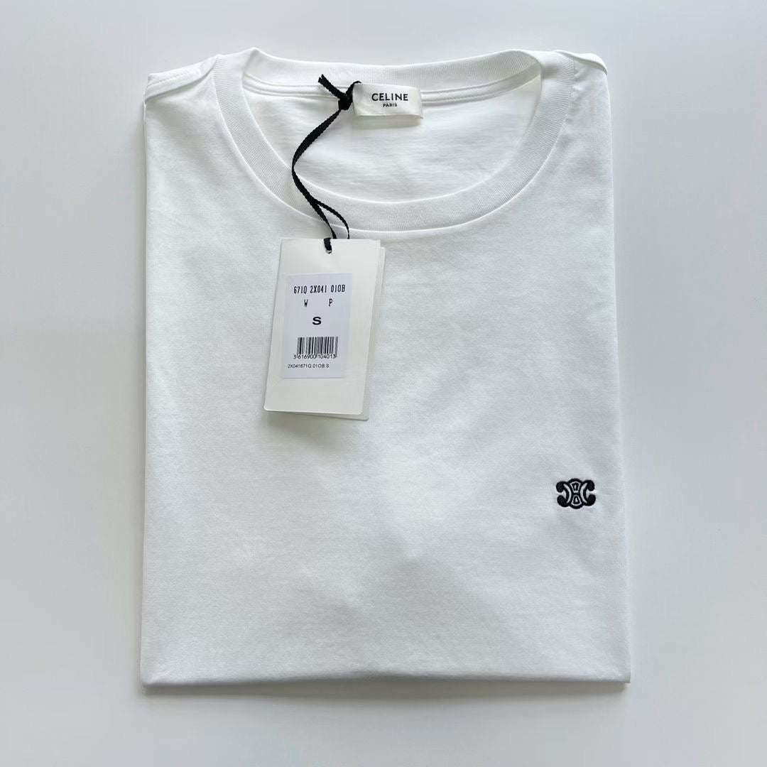 Schwarz-weißes T-Shirt