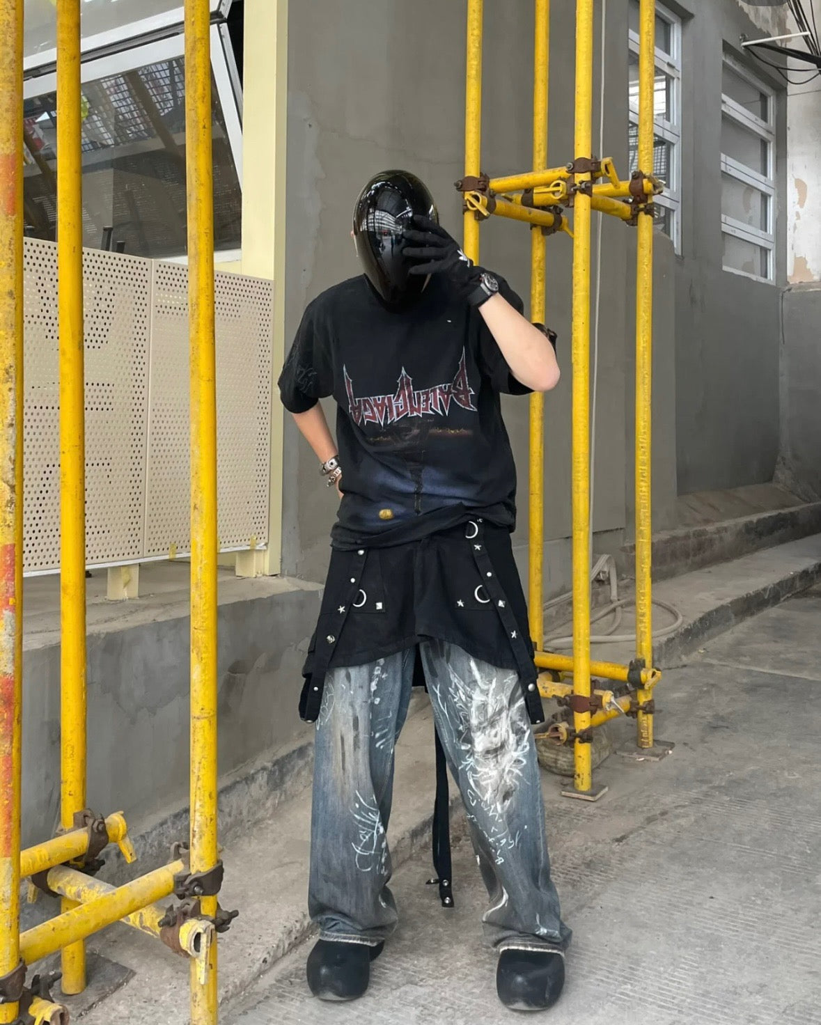Schwarzes T-Shirt