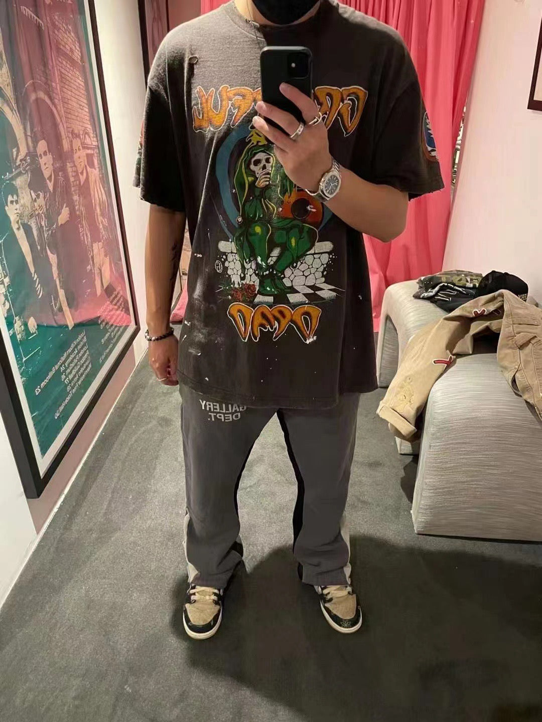 Schwarzes T-Shirt