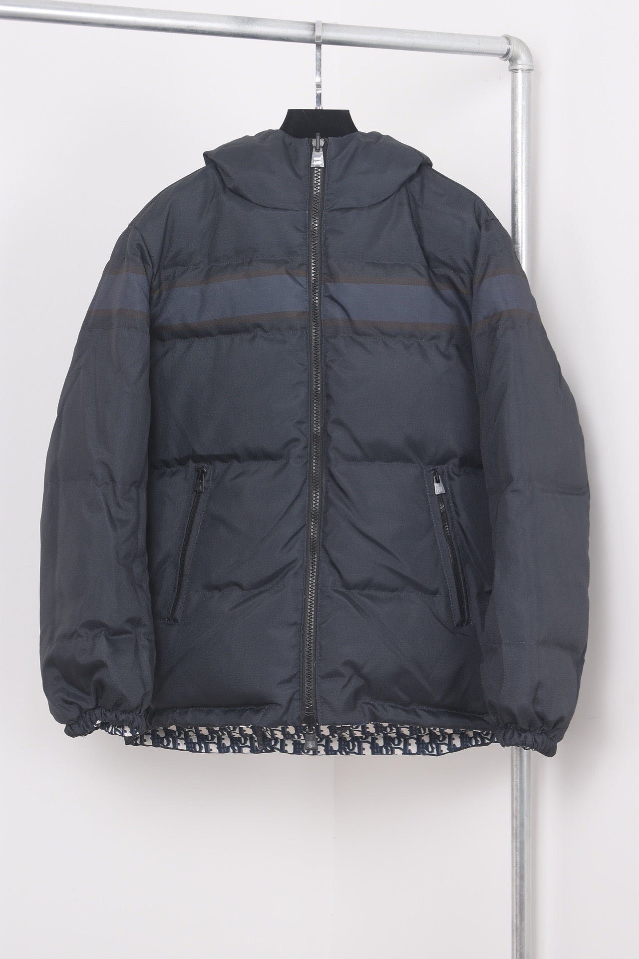 Schwarz weiße Jacke