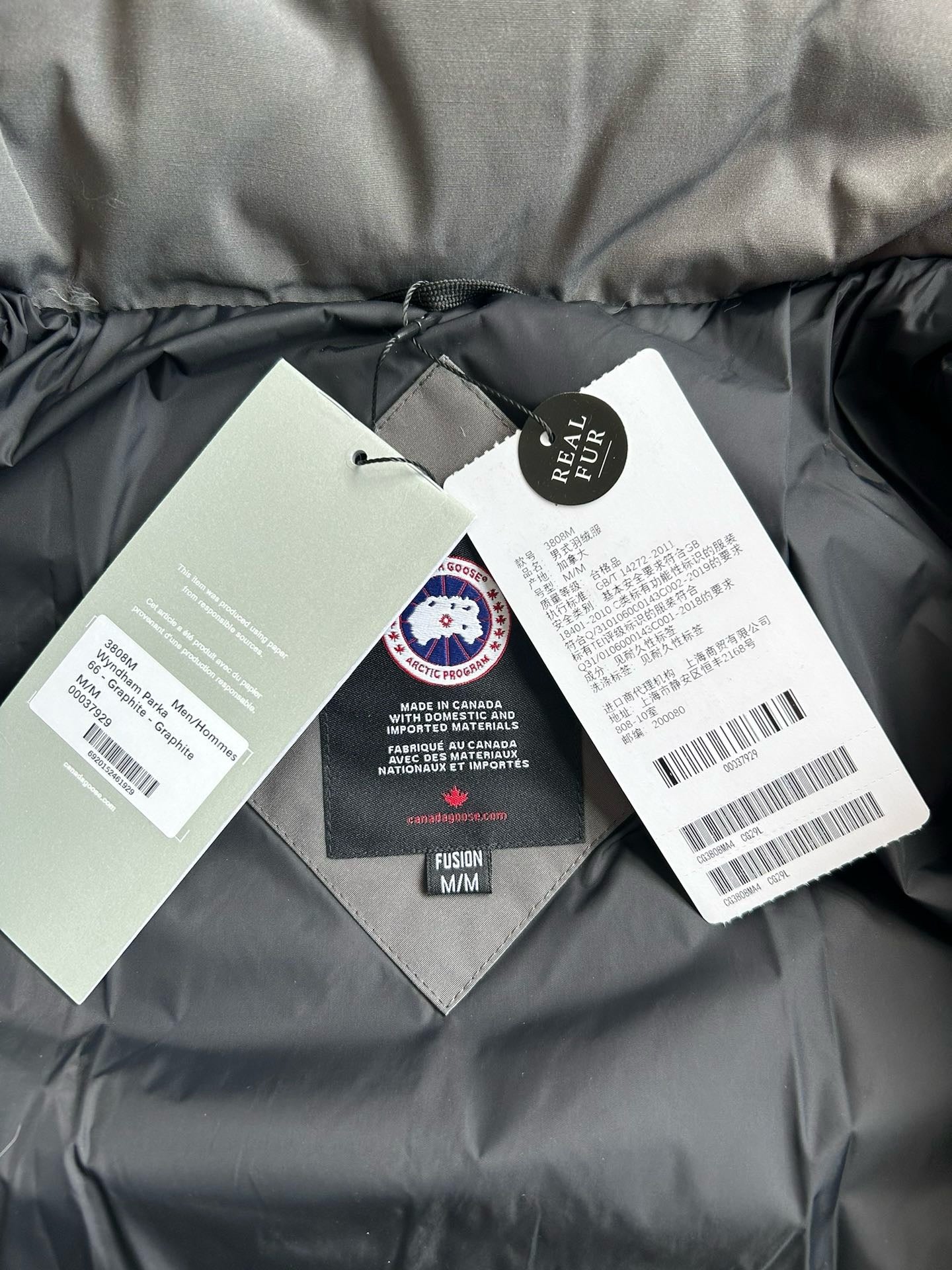 White, Grey, Blue and Black Jacket - FashionHype.xyz