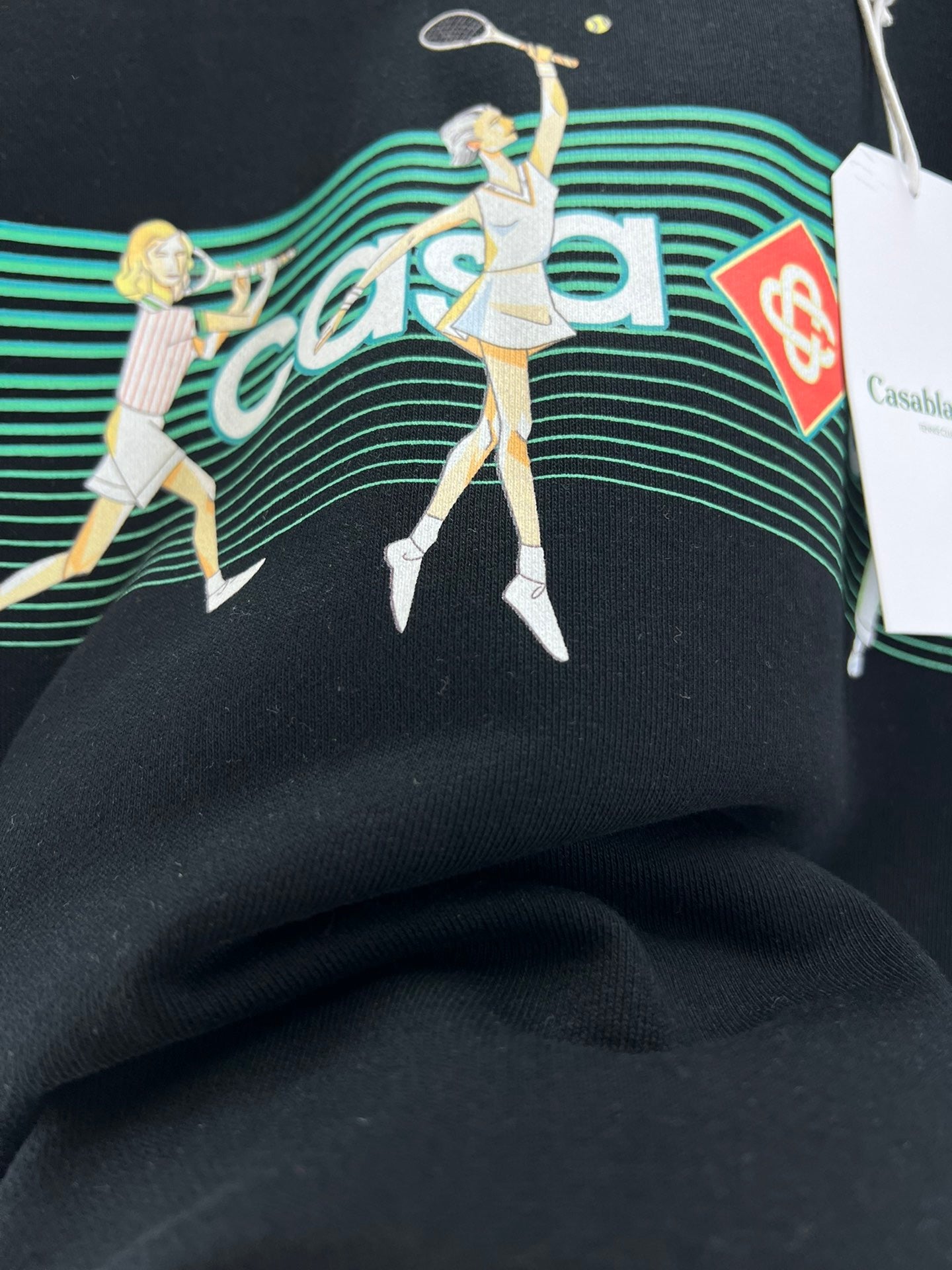 Schwarz-weißes Sweatshirt