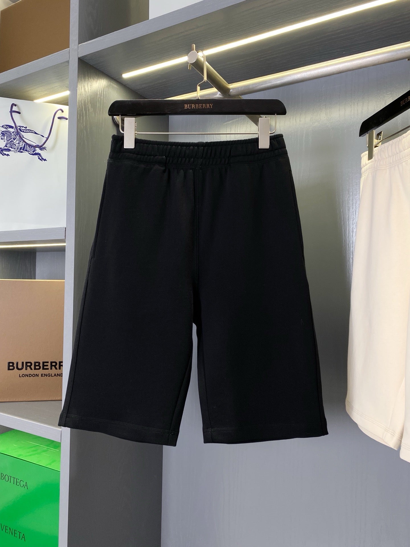 Black and Beige Short - FashionHype.xyz