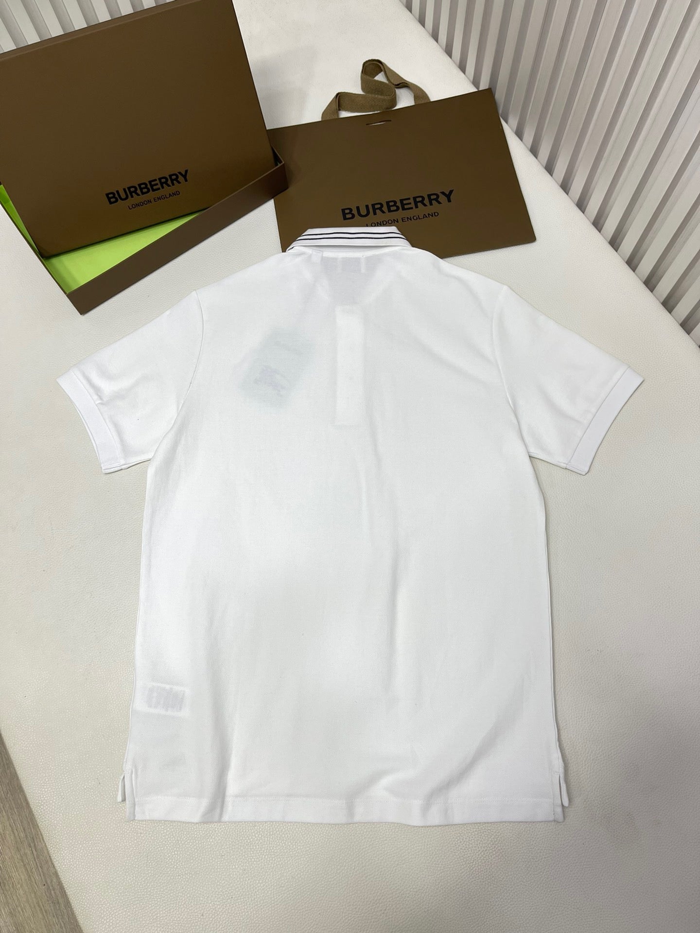 Khaki,Sky blue,Black and White Polo - FashionHype.xyz