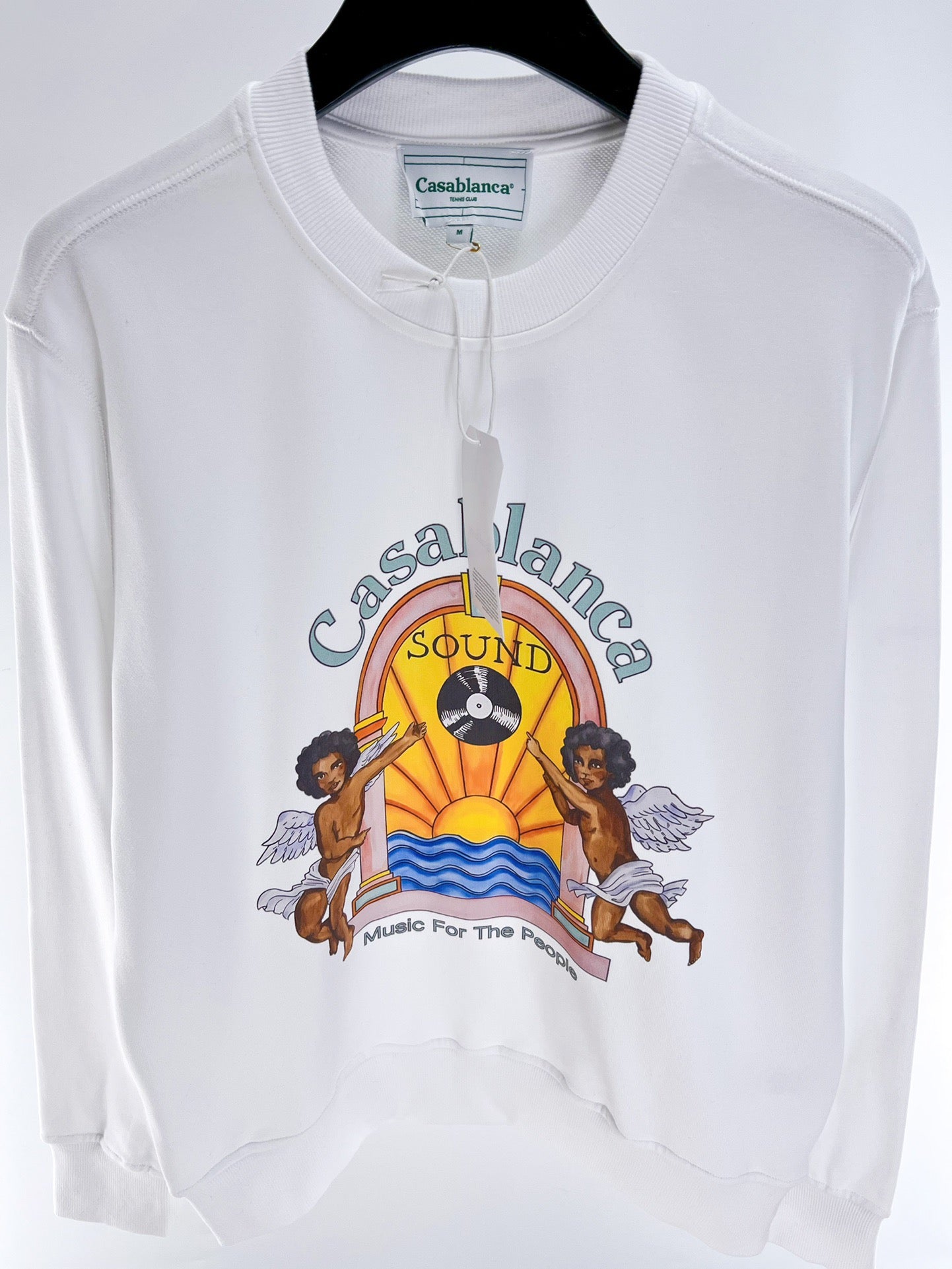 Schwarz-weißes Sweatshirt