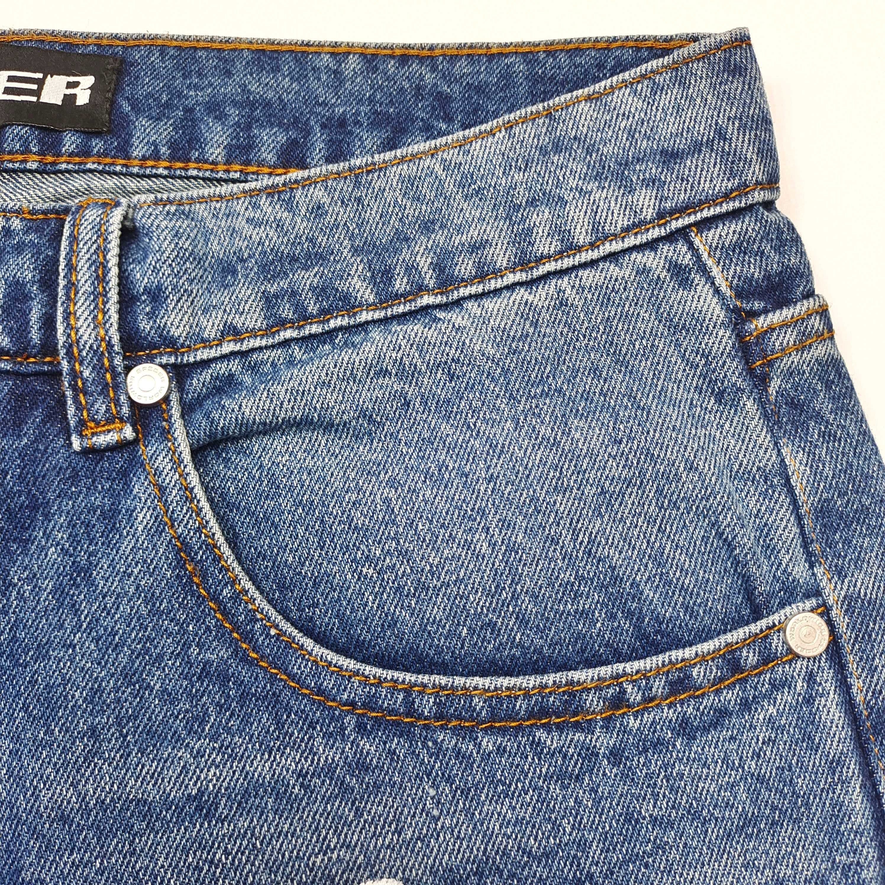 Blaue Hose