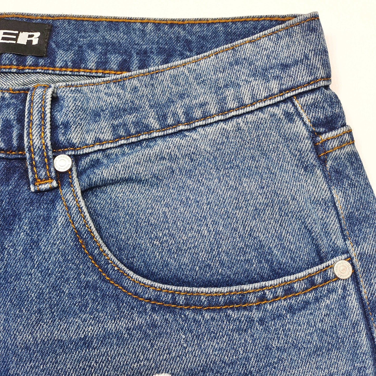 Blaue Hose
