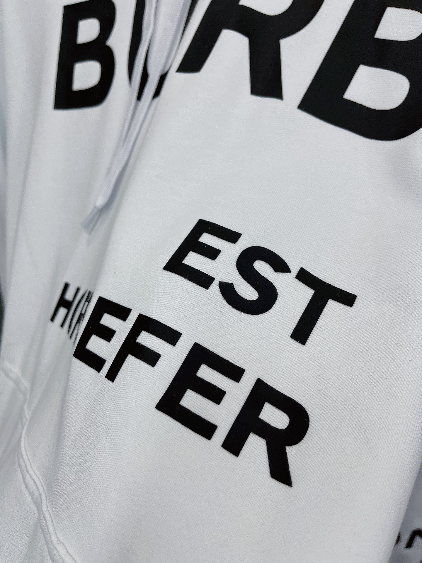 Black, Light orange and White Hoodie - FashionHype.xyz