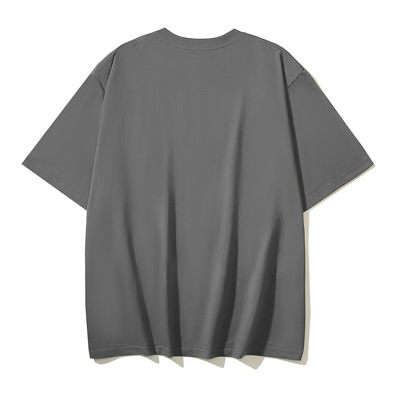 Dark black and Black T-shirt - FashionHype.xyz