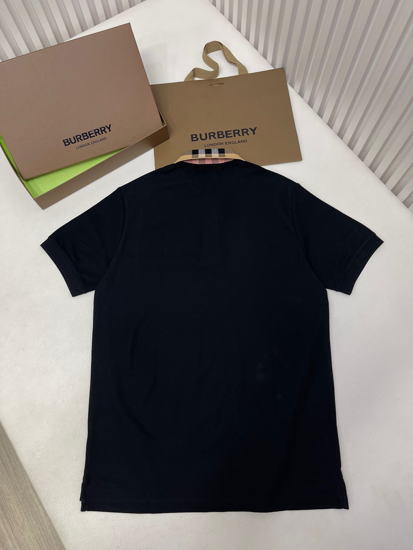 Black,White and Blue Polo - FashionHype.xyz