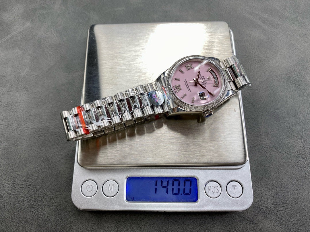 Weiße Uhr