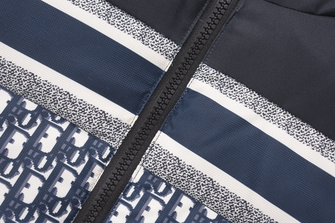 Chaqueta blanca y negra