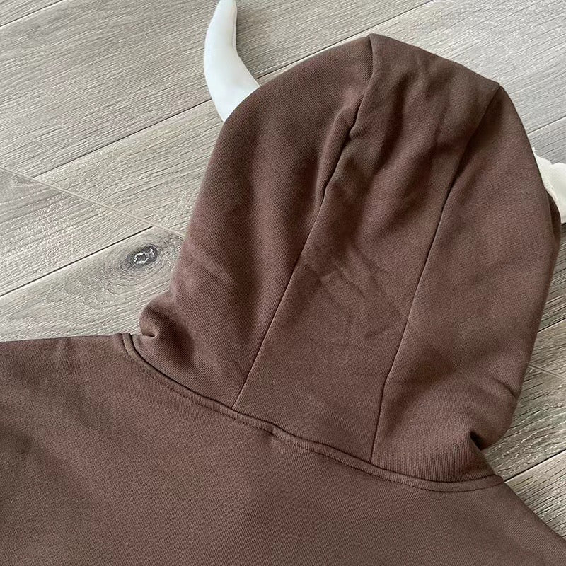 Brown Hoodie - FashionHype.xyz