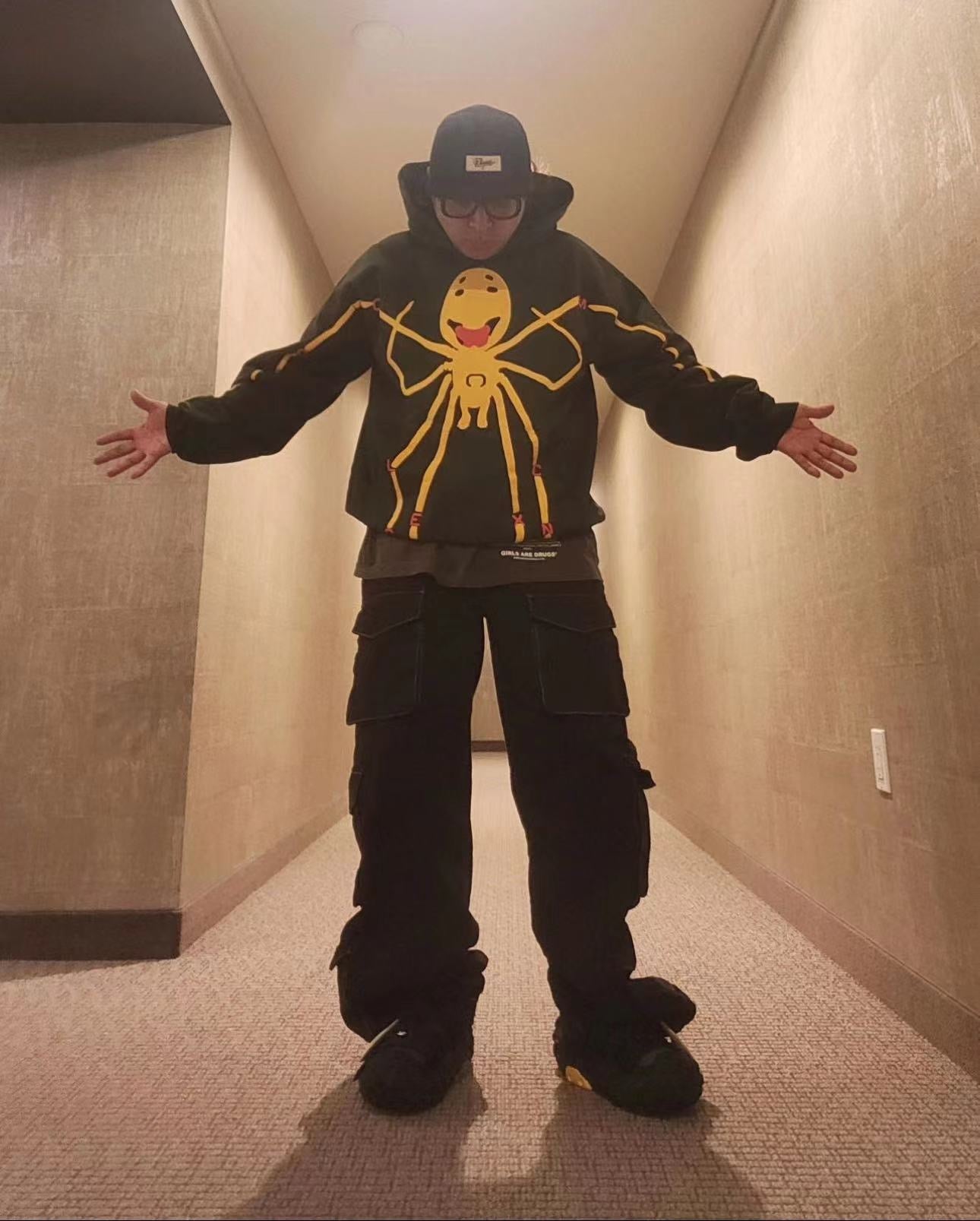 Grüner Hoodie