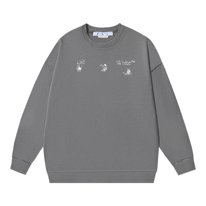 Graues und schwarzes Sweatshirt