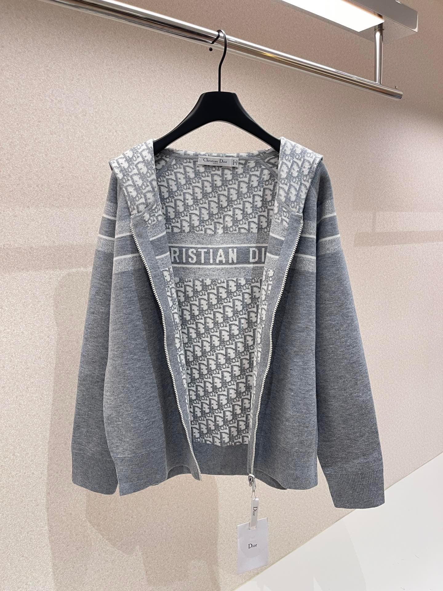 Dark blue and Grey Jacket - FashionHype.xyz