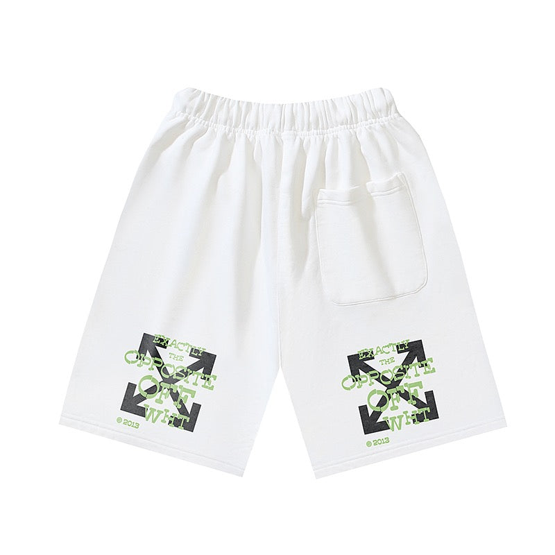 Schwarz-weiße Shorts