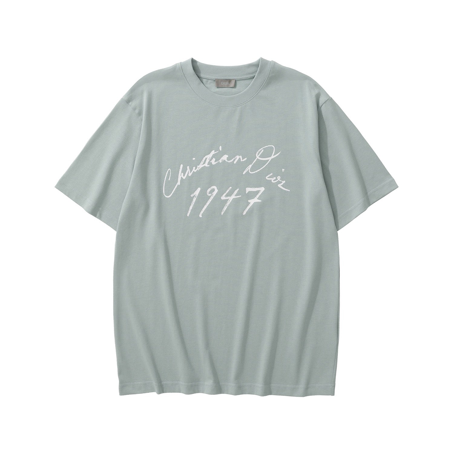 Schwarzes, weißes und blaues T-Shirt