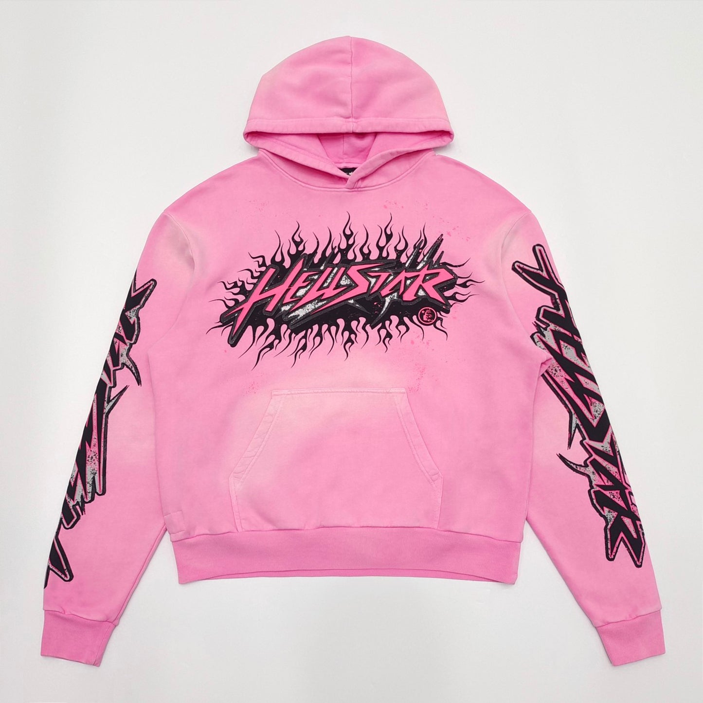 Sudadera con capucha rosa