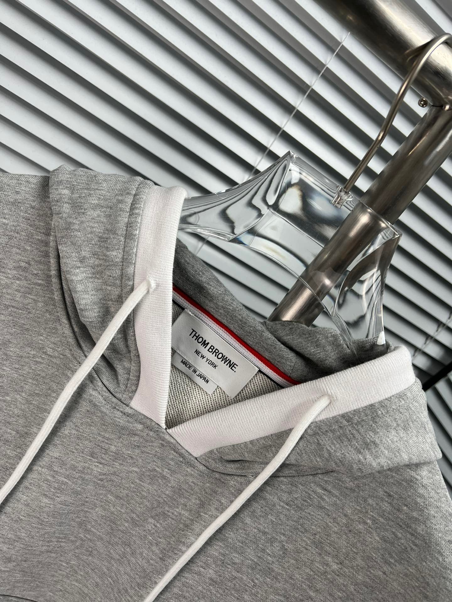 Grey White Hoodie - FashionHype.xyz