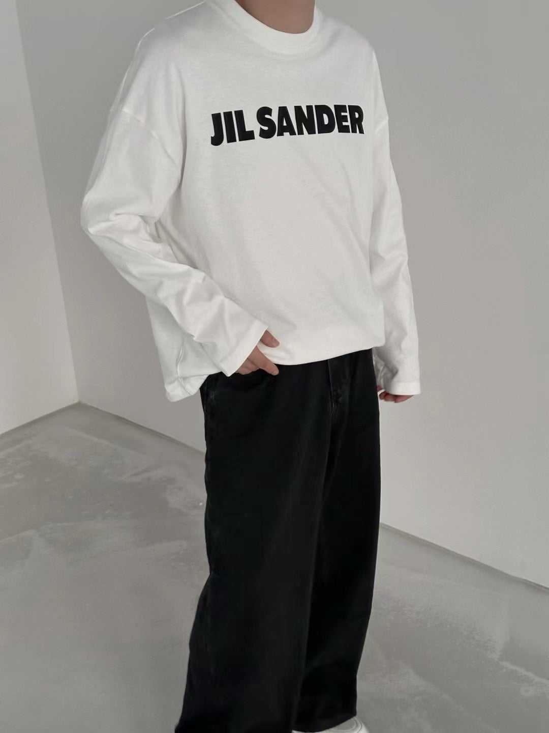 Grey ,White and Black Sweatshirt - FashionHype.xyz