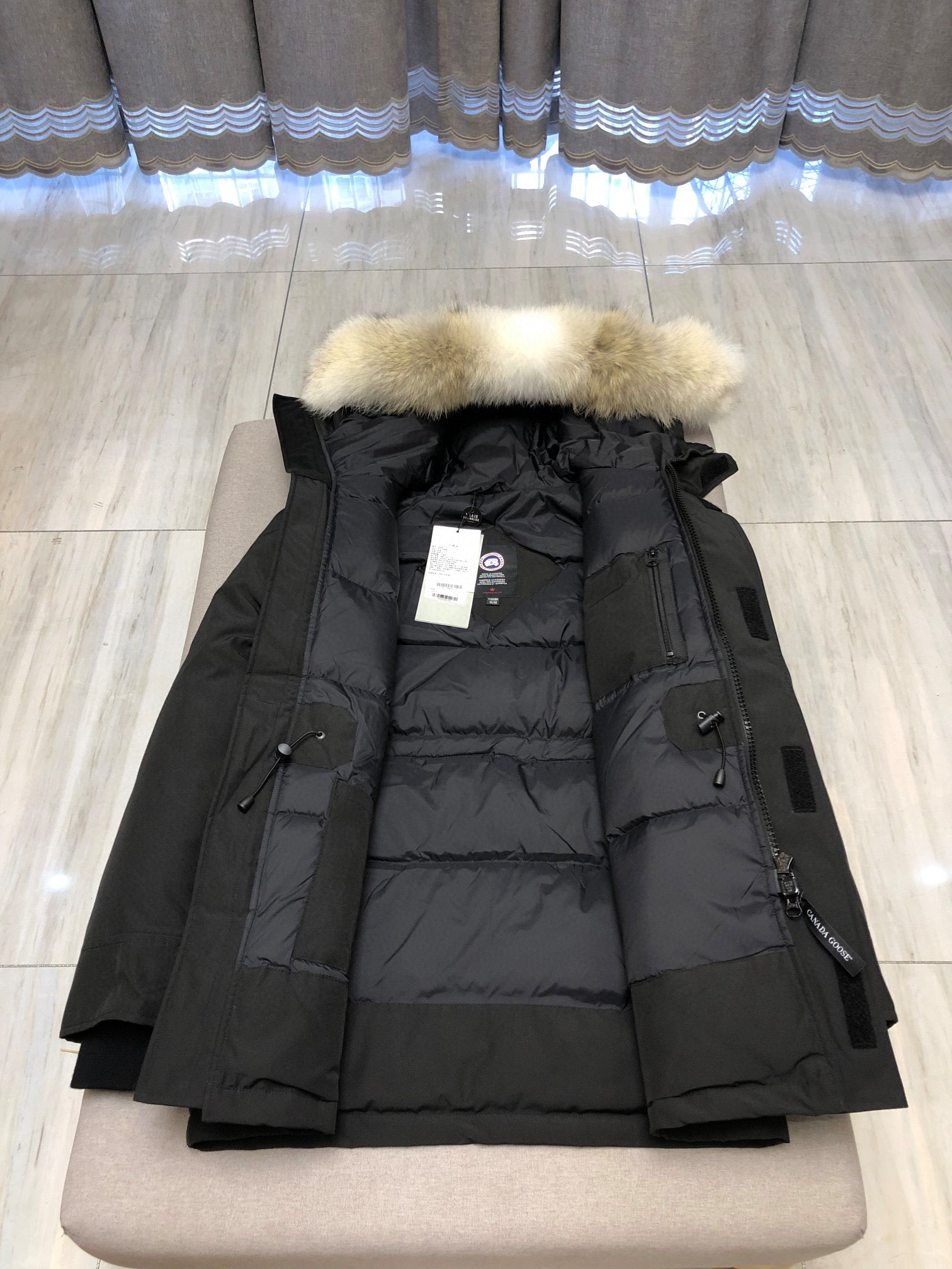 White,Grey,Blue and Black Jacket - FashionHype.xyz