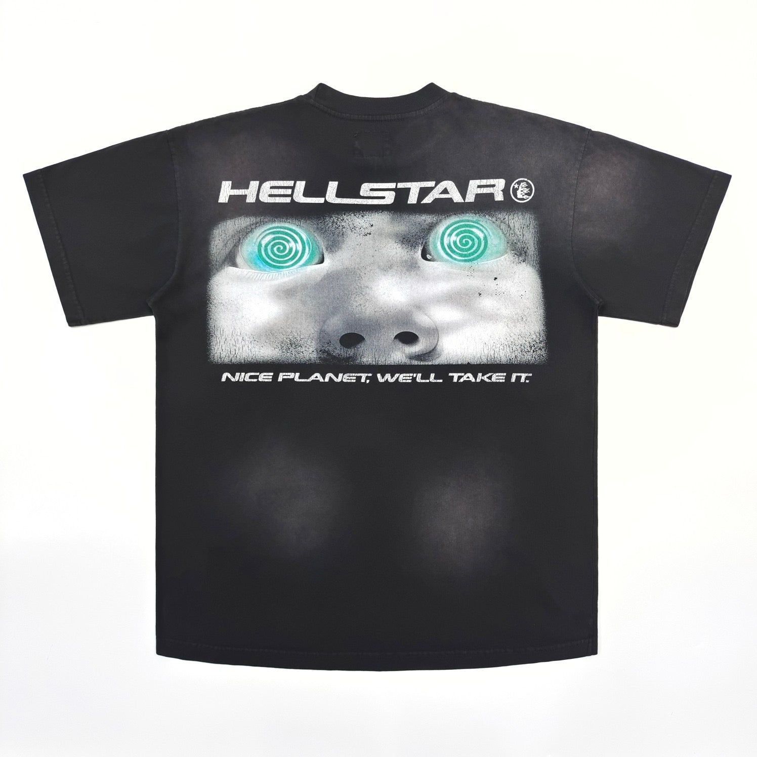 Dunkelschwarzes T-Shirt