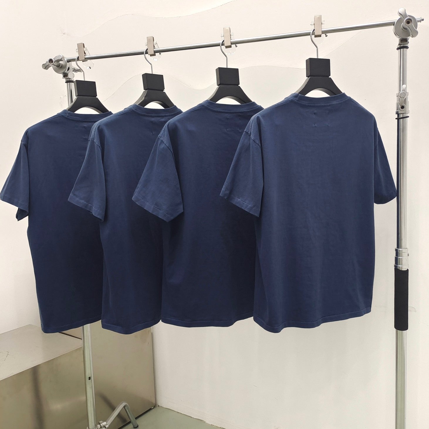 White, Navy blue and Ice blue T-shirt - FashionHype.xyz