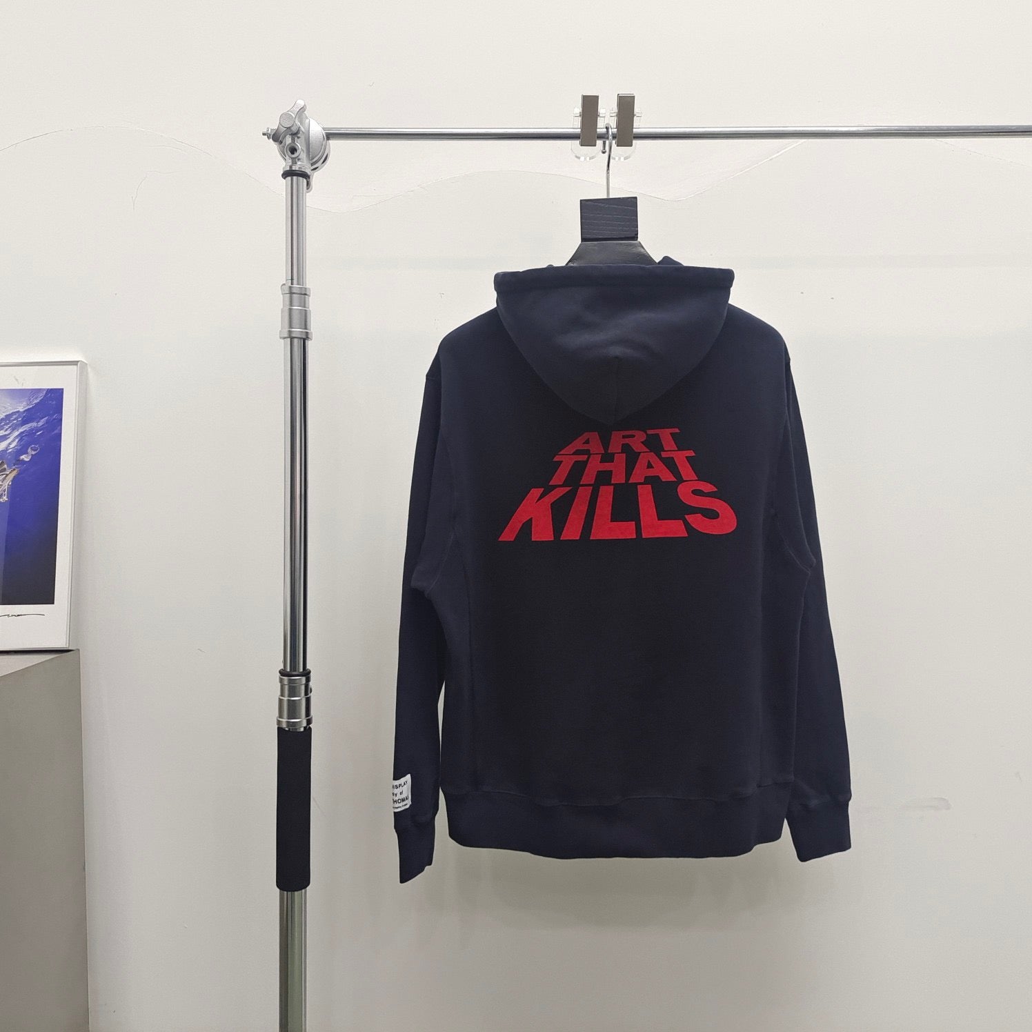 Blauer Hoodie