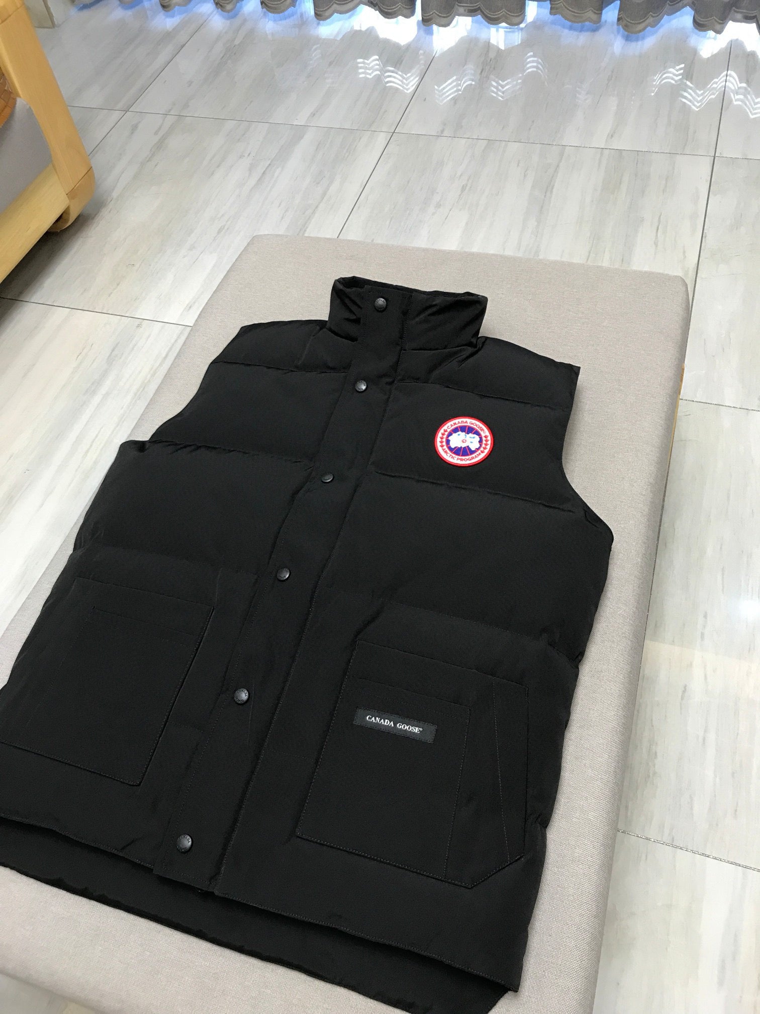 Sky blue, Grey and White Vest - FashionHype.xyz