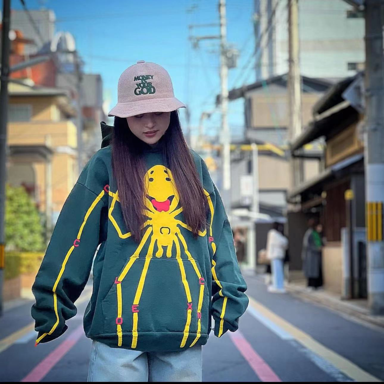 Grüner Hoodie
